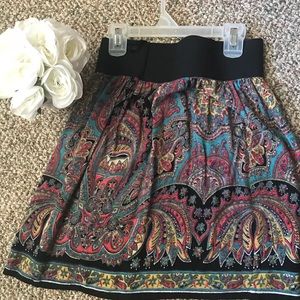 Colorful Printed Skirt